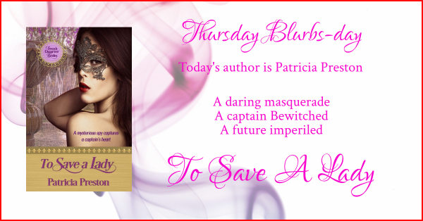 Thursday Blurbs-day with Patricia Preston